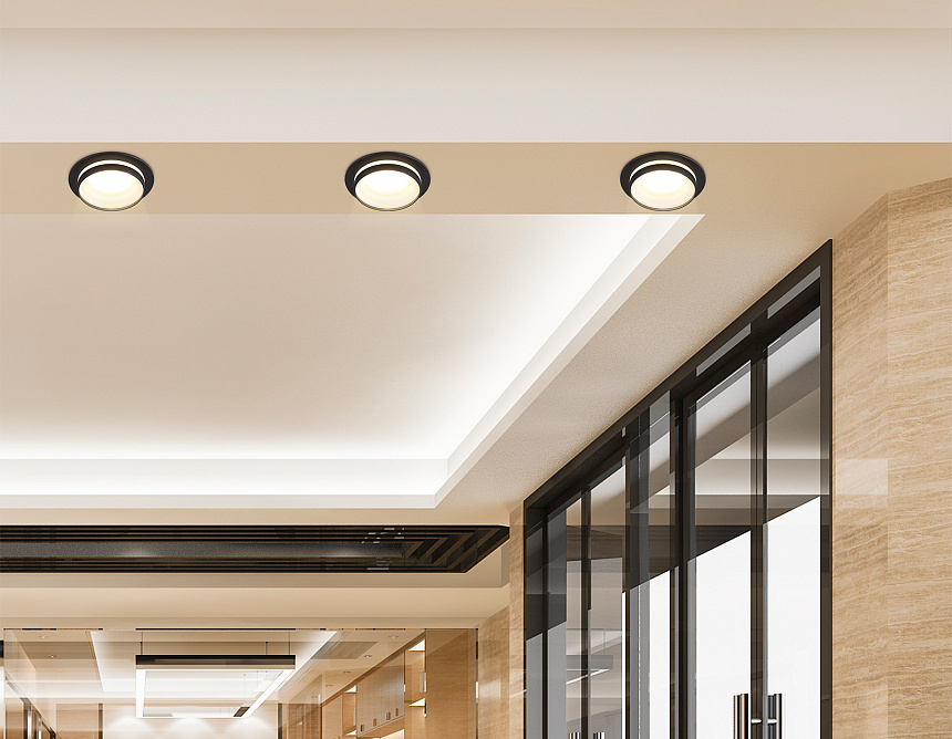 TN30708 BK черный GU5.3 D92*36