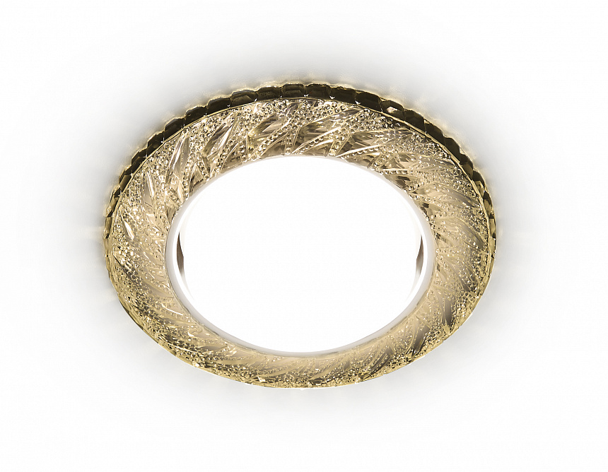 G303 CL/WW хром/прозрачный GX53+3W(LED WARM)