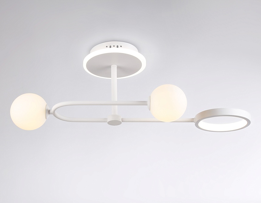 FL66221/3 WH белый 29W 3000K-6400K+G9/2 630*230*240 (ПДУ ИК)