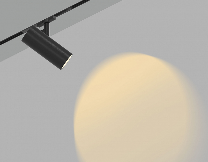 GL2310 BK черный IP20 18W 3CCT 3000/4200/6400K 48V D55*120