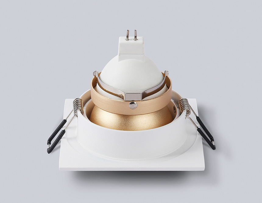 TN102827 WH/GD белый/золото GU5.3 92*92*50