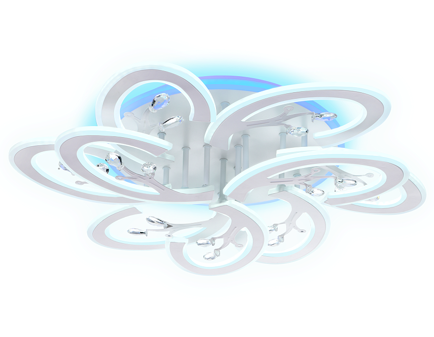 FA513/6+3 WH белый 216W 680*650*120 (ПДУ РАДИО 2.4G)