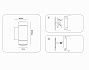 ST3304/2 BK черный IP54 GX53/2 max 15W 205*90*140