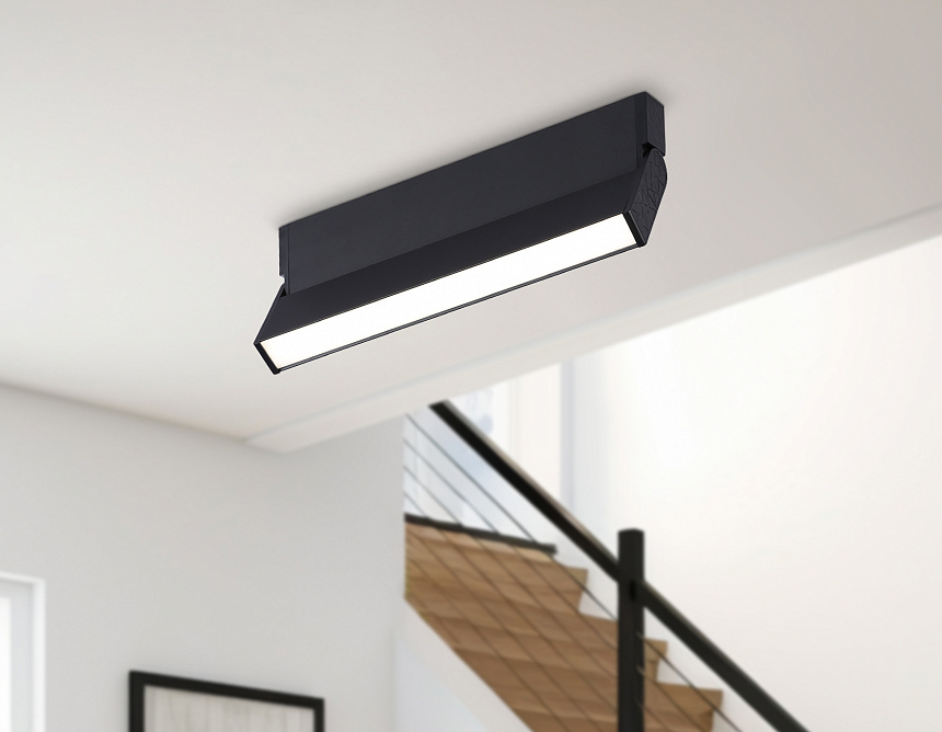 TA1821  BK черный LED 12W 4200K 230*22*87