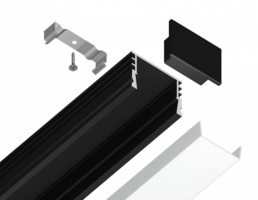 GP1750BK черный 2000*15.7*12