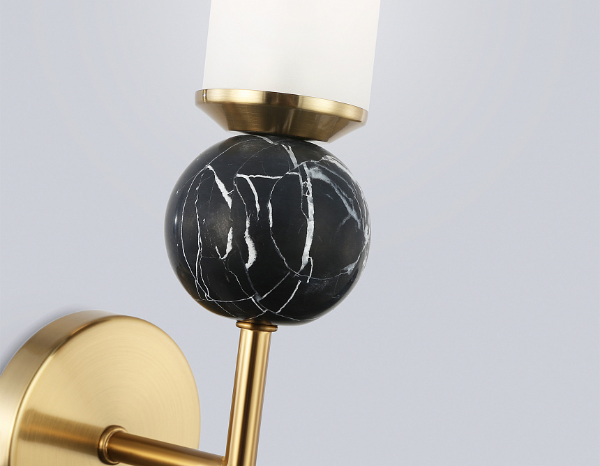 LH53266 BS/WH латунь/белый E14 max 40W 110*100*400