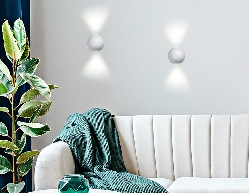 FW130 WH/S белый/песок LED 3000K 10W D100*100 FW130 WH/S белый/песок LED 3000K 10W D100*100