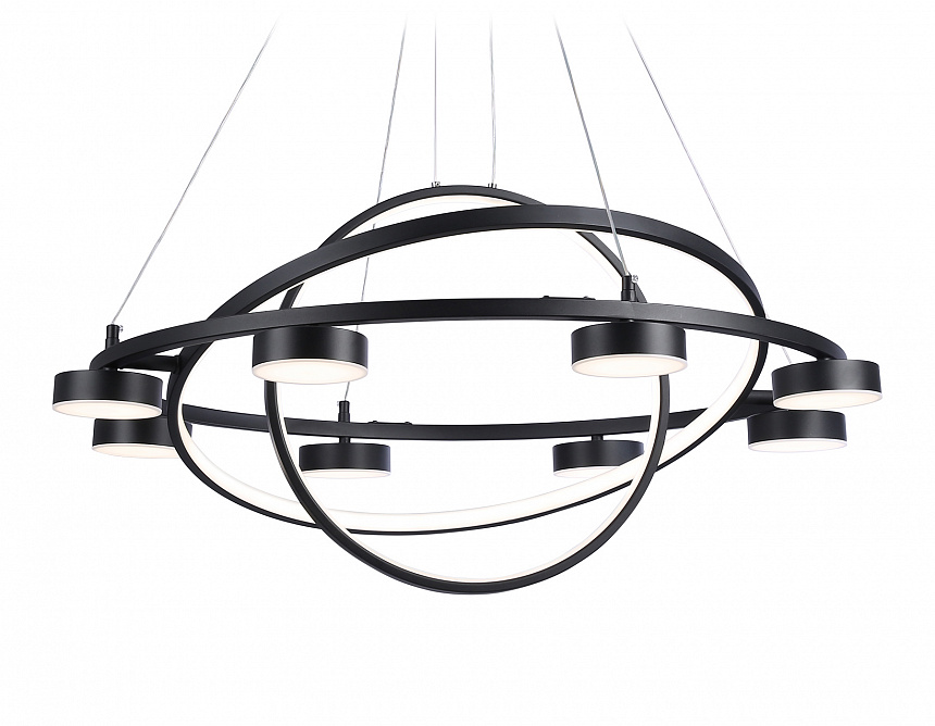 FL51779/3+8 BK черный 3000K/4200K/6400K 112W D800/580/400*1200 (ПДУ ИК)