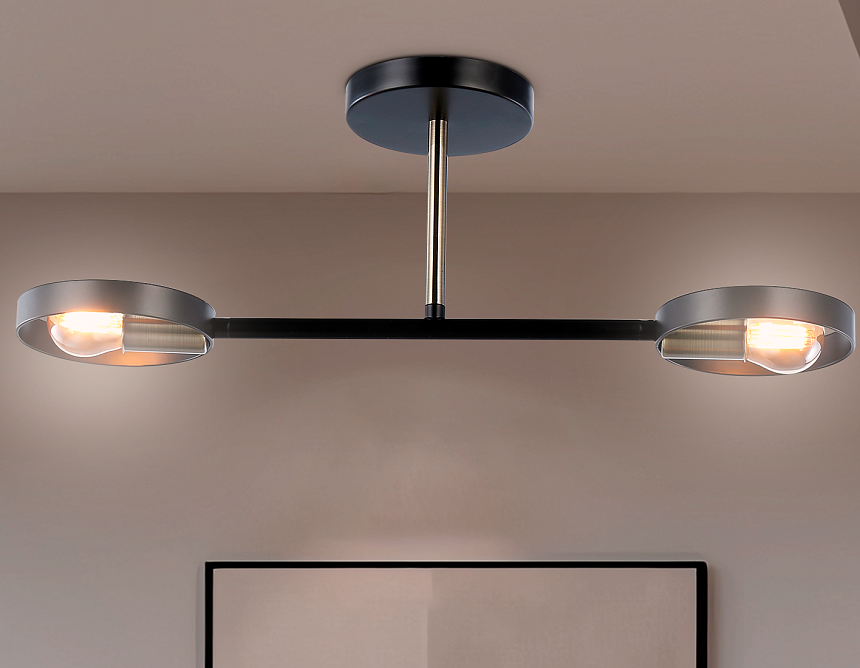 TR8225/2 BK/SB черный/бронза E27/2 max 40W 510*165*190