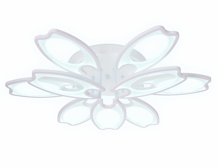 FA579/6+3 WH белый 162W 700*640*120 (ПДУ РАДИО 2.4G)