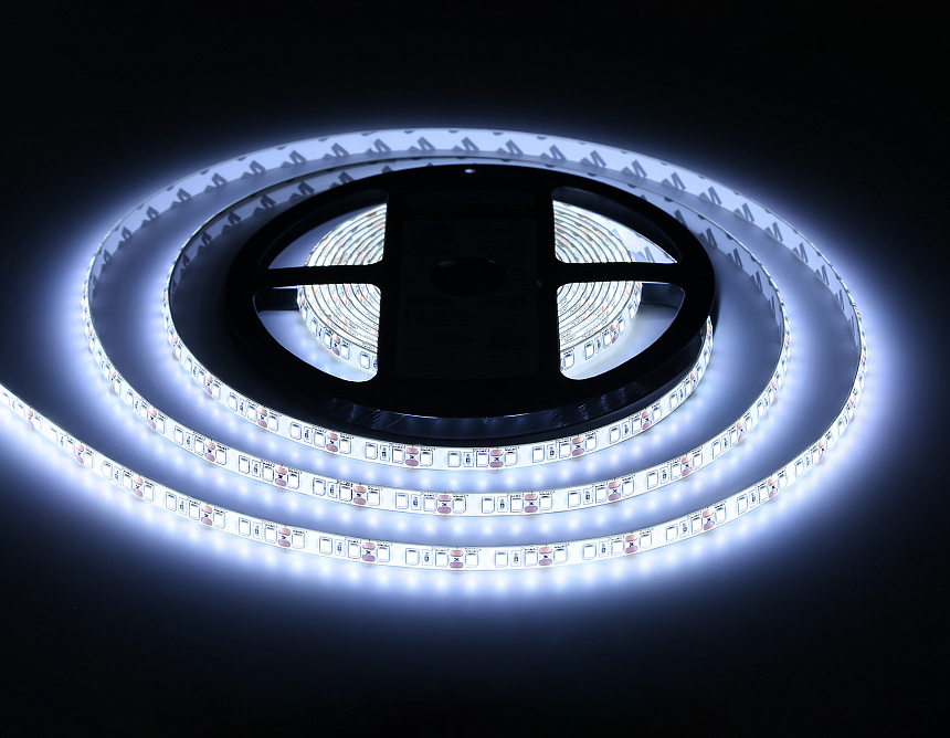 GS1203 2835 120Led/ 9.6W m/ 12V IP65 6500K/ 5000*8*2.27mm (2 конт.) GS1203 2835 120Led/ 9.6W m/ 12V IP65 6500K/ 5000*8*2.27mm (2 конт.)