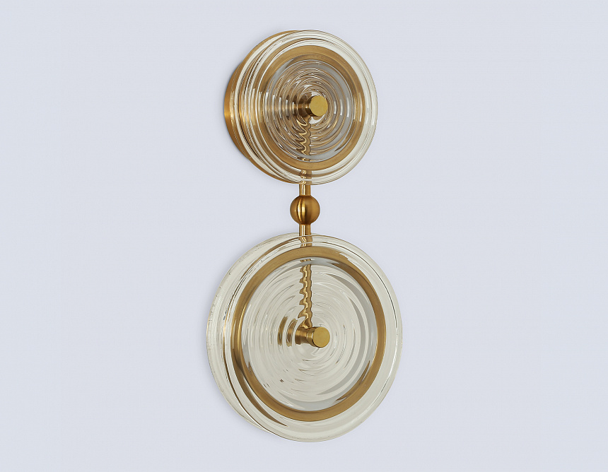 LH31118/2 BS/CL латунь/прозрачный 15W 3000K 200*90*390