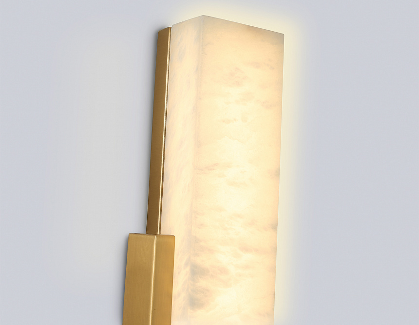 LH53697 BS/WH латунь/белый 8W 3000K 100*60*400