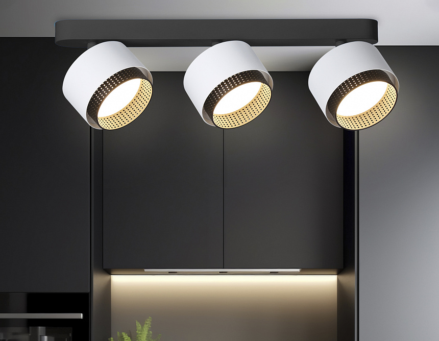 TN71291/3 WH/BK белый/черный GX53/3 max 12W 400*95*137