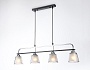 TR303244/4 BK/CH/SM/FR черный/хром/дымчатый/белый матовый E27*4 max 60W 870*120*780