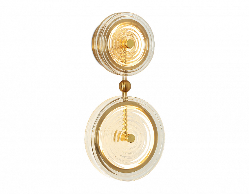 LH31118/2 BS/CL латунь/прозрачный 15W 3000K 200*90*390