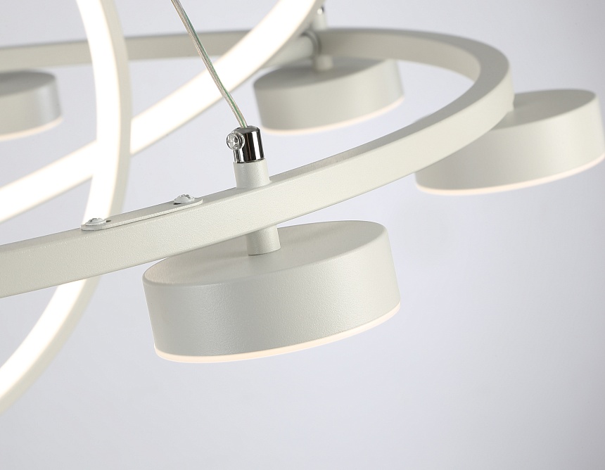 FL51777/3+8 WH белый 3000K/4200K/6400K 112W D800/580/400*1200 (ПДУ ИК)