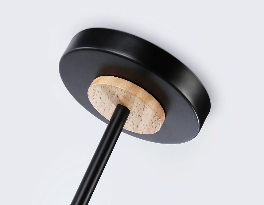 TR8244/2 BK/LWD черный/светлое дерево E27/2 max 40W 590*165*220