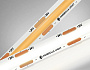 GS4652 COB 320Led/ 10W m/ 24V IP20 4500K/ 5000*8*1.54mm (2 конт.)