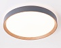 FZ1322 GR/LWD серый/светлое дерево IP20 60W 3000-6400K D490*80 (ПДУ ИК)