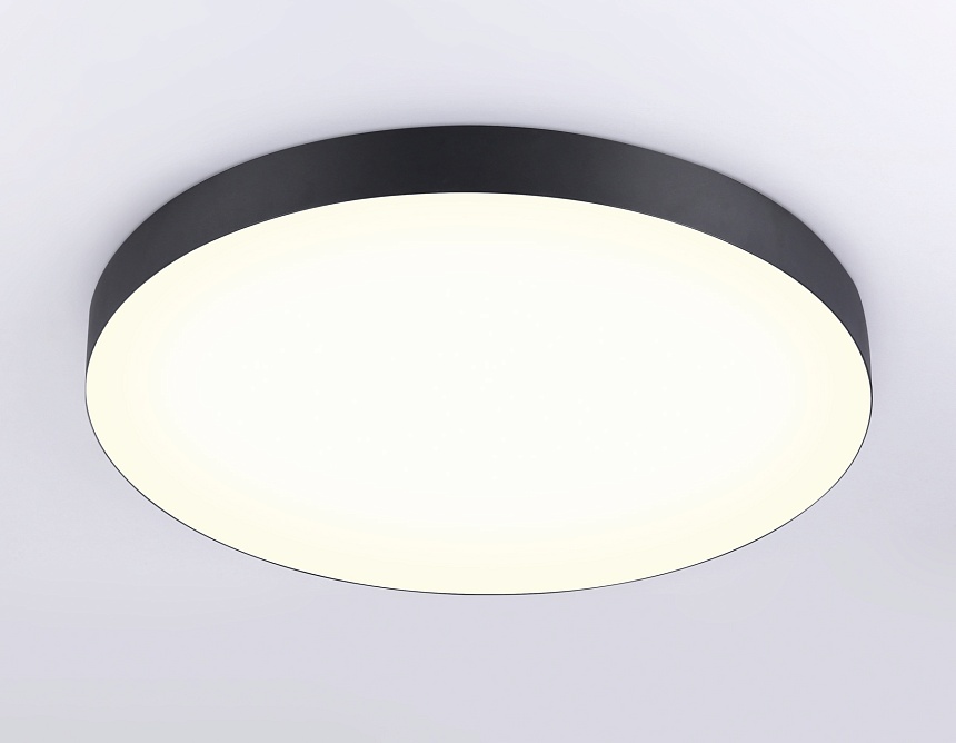 FV5537 BK черный LED 90W 3000K D600*58 (Без ПДУ) FV5537 BK черный LED 90W 3000K D600*58 (Без ПДУ)