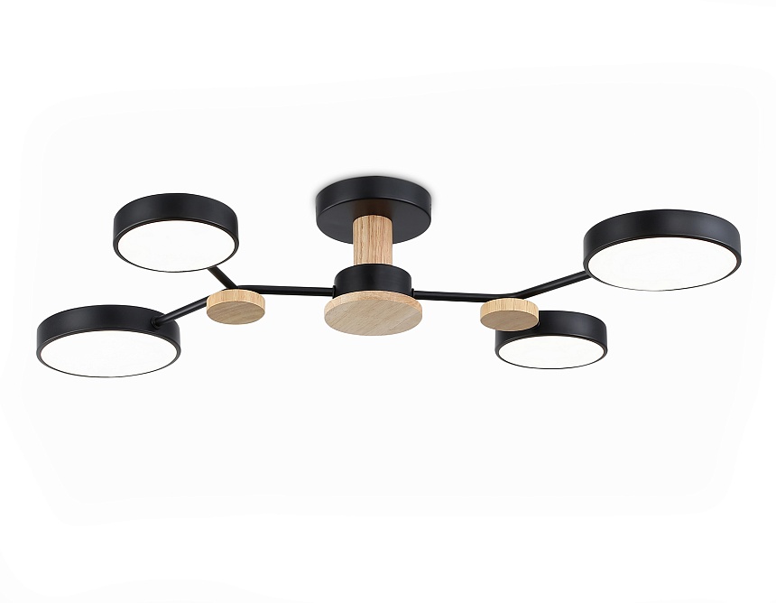 FL4860/4 BK/WD черный/дерево 60W 3000-6000K 700*400*120 (без ПДУ)