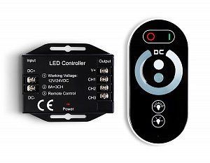 GS11101 контроллер диммер 24A 12V 288W/ 24V 576W (ПДУ Радио 2.4G AAA)