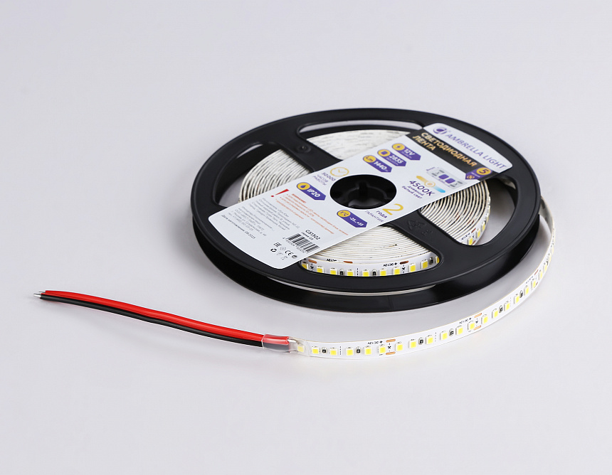 GS1302 2835 180Led/ 14.4W m/ 12V IP20 4500K/ 5000*8*1.2mm (2 конт.) GS1302 2835 180Led/ 14.4W m/ 12V IP20 4500K/ 5000*8*1.2mm (2 конт.)