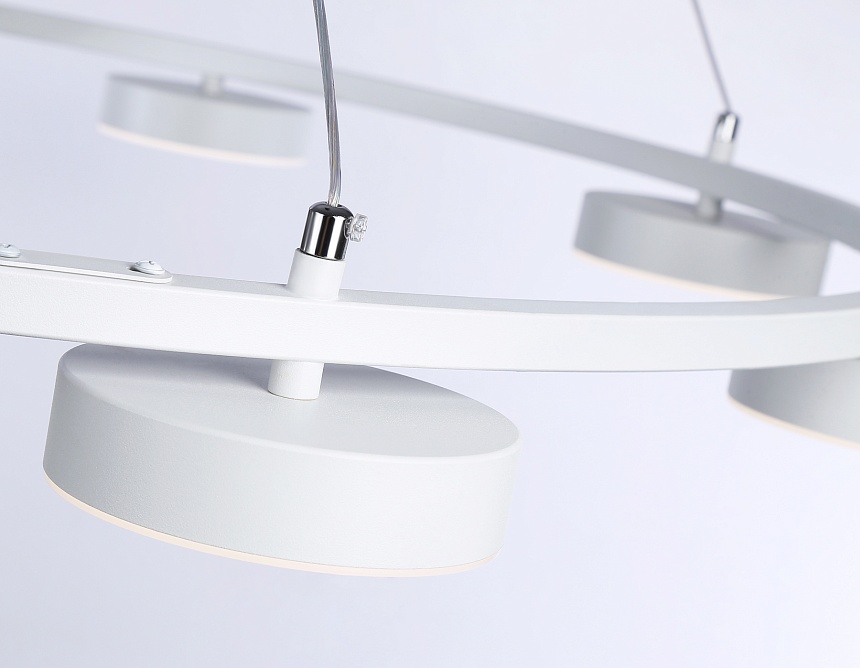 FL51761/1+8 WH белый 3000K/4200K/6400K 67W D1000*1000 (ПДУ ИК)