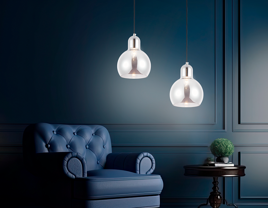 TR3516 CH/SM хром/дымчатый E27 max 40W D180*1200