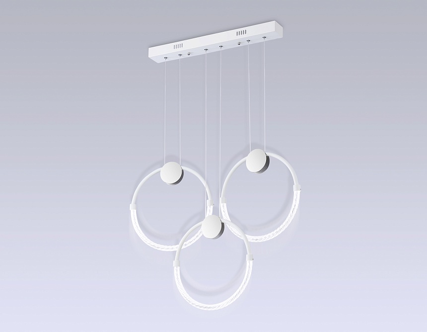 FL10595/3 WH/CH белый/хром 4200K 34W 630*20*1200 (Без ПДУ)