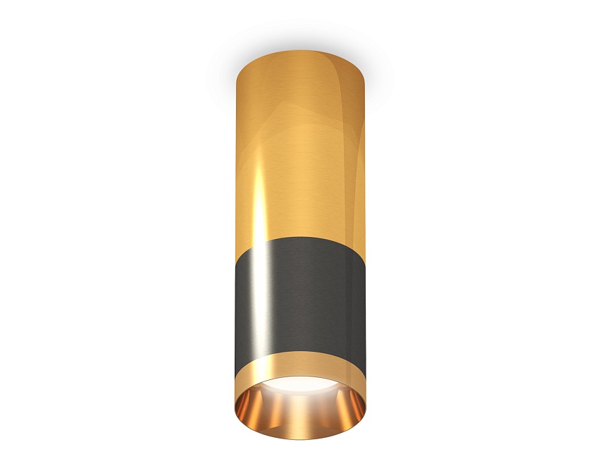 XS6303050 DCH/PYG черный хром/золото желтое полированное MR16 GU5.3 (C6303, C6327, A2010, N6134)