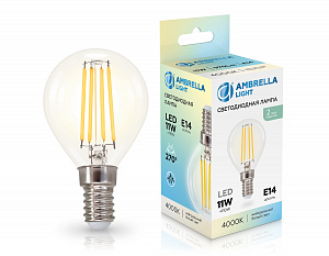 451134 Filament LED P45 11W E14 4000K 220-240V