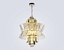 LH41017/12 BS/CL латунь/прозрачный E14*12 max 40W D560*660