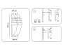 ST5202 BK черный IP54 E27 max 40W 331*112*35