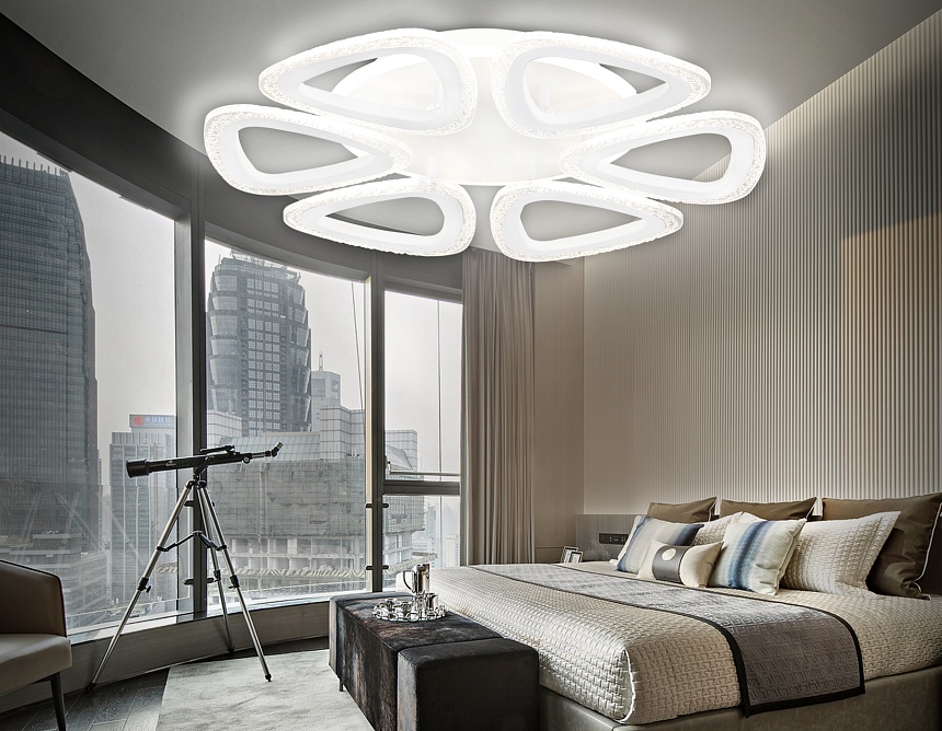 FA4518/6 WH белый 80W 4200K/3000K+6400K/6400K+3000K D450*80 (ПДУ ИК)