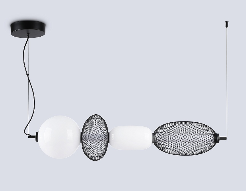 LH11010 BK/FR черный/белый матовый 32W 3000K 915*220*220