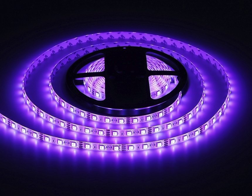 GS2502 5050 60Led/ 14.4W m/ 12V IP65 RGB/ 5000*10*2.87mm (4 конт.) комплект GS2502 5050 60Led/ 14.4W m/ 12V IP65 RGB/ 5000*10*2.87mm (4 конт.) комплект