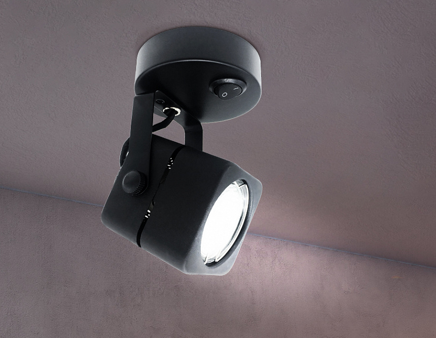 TA110 BK черный GU10 D80*130*D60 TA110 BK черный GU10 D80*130*D60