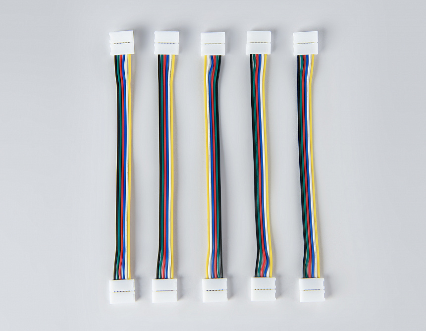 GS7851 Соединитель гибкий двухсторонний 5050 12/24V (6 конт.) (5шт)