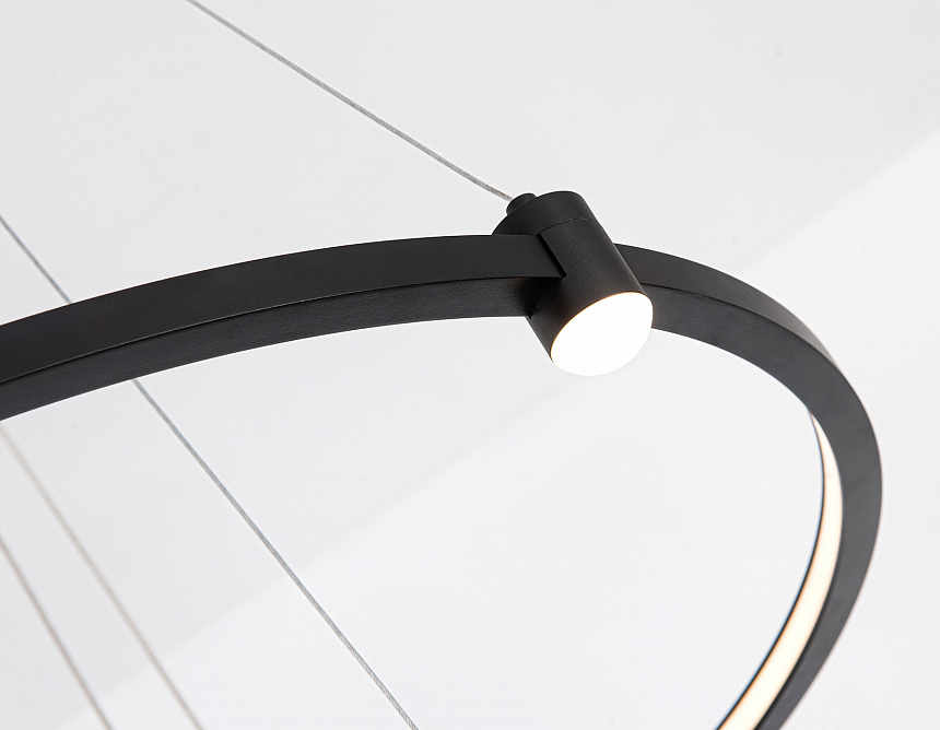 FL5506/2+6 BK черный 45W 3000K/4200K/6400K D600/400*1300 (без ПДУ)