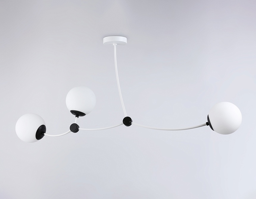 TR2566/3 WH/BK белый/черный E27/3 max 60W 1130*150*540