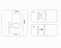 ST2081 BK/CL черный/прозрачный IP54 E27 max 40W 260*150*185