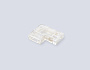 GS6861 Соединитель угловой COB 12/24V для лент 10mm (2 конт.) (10шт)