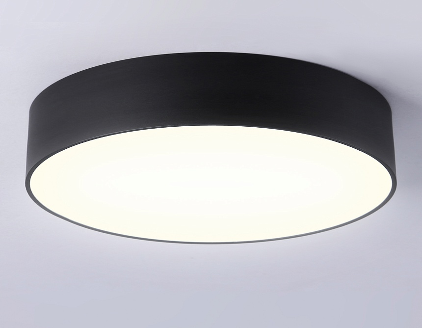 FV5525 BK черный LED 35W 3000K D300*58 (Без ПДУ) FV5525 BK черный LED 35W 3000K D300*58 (Без ПДУ)