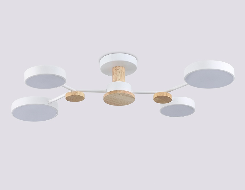 FL4858/4 WH/WD белый/дерево 60W 3000-6000K 700*400*120 (без ПДУ)