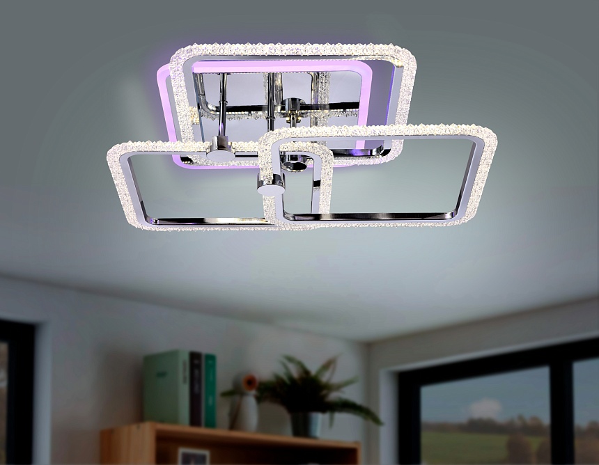 FA536/3 CH хром 118W 510*510*150 (ПДУ РАДИО 2.4G) FA536/3 CH хром 118W 510*510*150 (ПДУ РАДИО 2.4G)