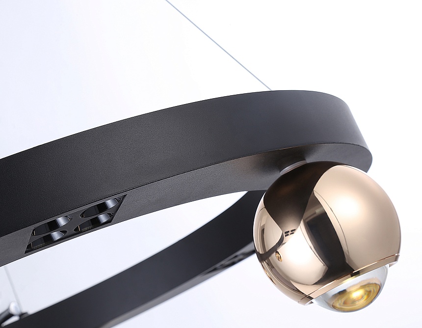 FL5961 BK/GD черный/золото 4200K 32W  D600*1200 (Без ПДУ)