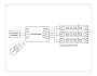 GS11101 контроллер диммер 24A 12V 288W/ 24V 576W (ПДУ Радио 2.4G AAA)