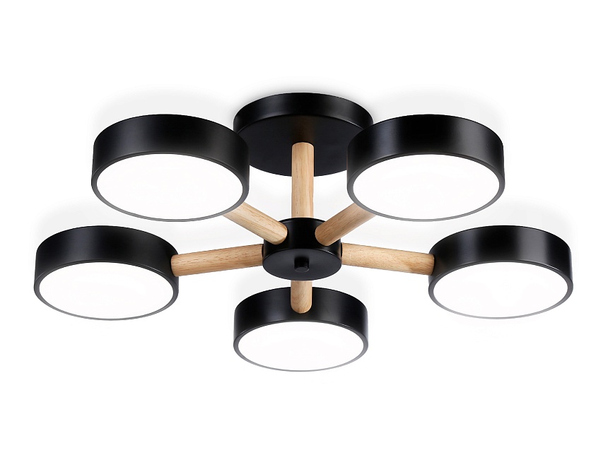 FL4828/5 BK черный 3000K-6400K 65W D580*160 (ПДУ ИК)